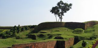 Mahasthangarh the historical and oldest city in Bengal. Mahasthangarh